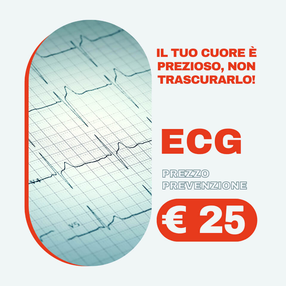 l’Elettrocardiogramma ad uno speciale prezzo prevenzione: € 25